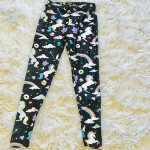 Unicorn rainbow donut pants